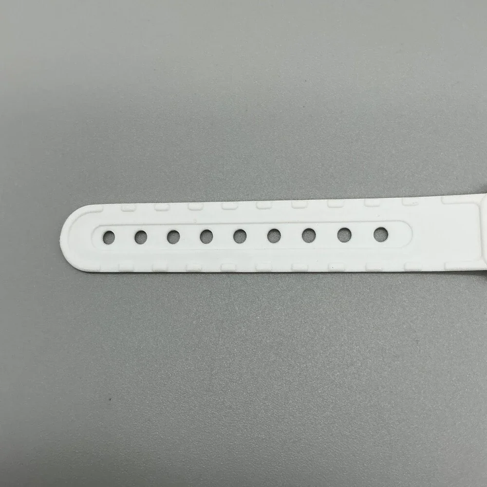 Socico Mens Watch 42mm White Dial Red Numbers White Sport 50M Luminous